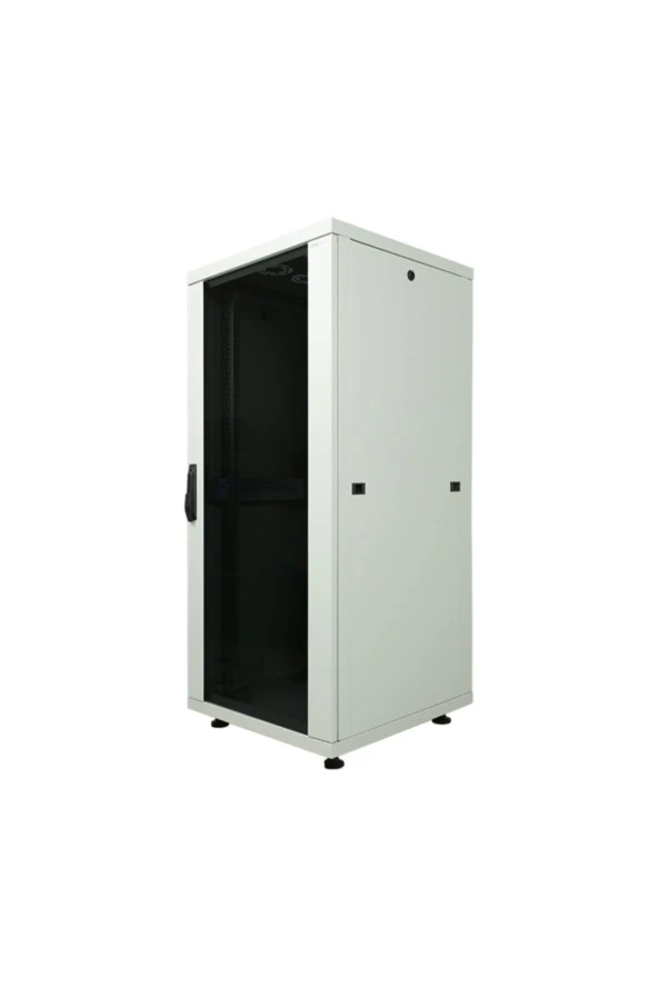 26u 600x600mm 19'' Dikili Tip Network Rack Kabinet Gri 2 Yıl Üretici Garantili - 3