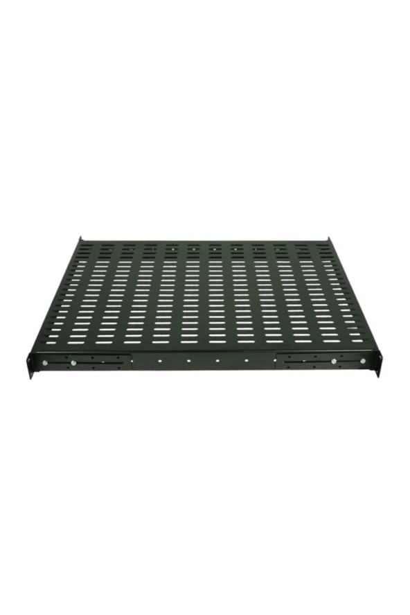 19 Kabinet Rafı Ağır Hizmet Tipi Sabit D 800 mm Siyah - 1