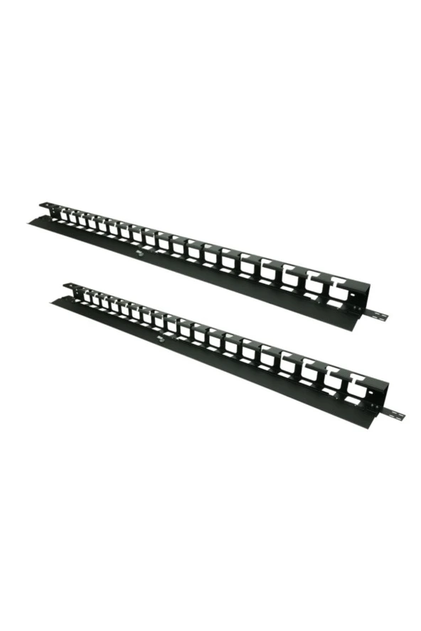 42u 800mm Kabinler Için Dikey Kablo Düzenleyici Siyah 2 Yıl Üretici Garantili - 6