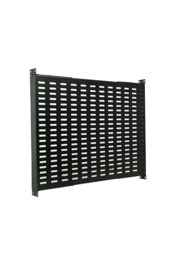 19 Kabinet Rafı Ağır Hizmet Tipi Sabit D 800 mm Siyah - 2