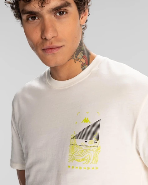 Kappa 371S8IW001 Authentic Spacetime Erkek Spor Tişört - 5