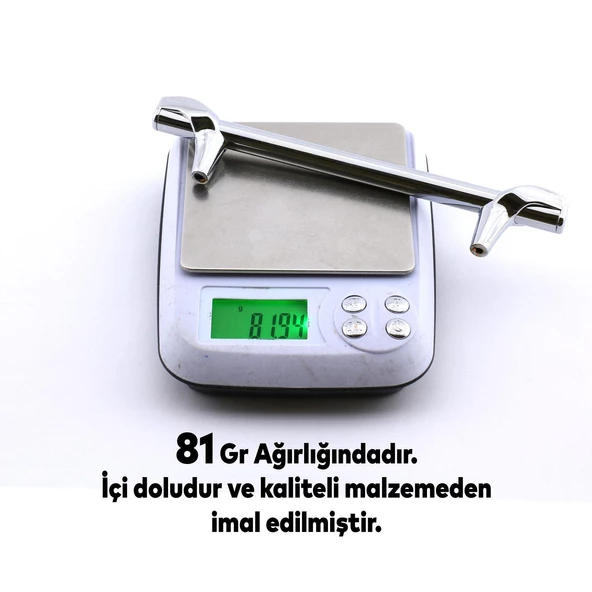 Prade 128 Mm Krom Metal Kulp Mobilya Çekmece Mutfak Kapak Dolap Kulpları Kulbu Dolabı Kulpu - 4