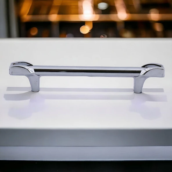 Prade 128 Mm Krom Metal Kulp Mobilya Çekmece Mutfak Kapak Dolap Kulpları Kulbu Dolabı Kulpu - 3
