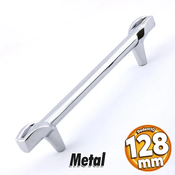 Prade 128 Mm Krom Metal Kulp Mobilya Çekmece Mutfak Kapak Dolap Kulpları Kulbu Dolabı Kulpu