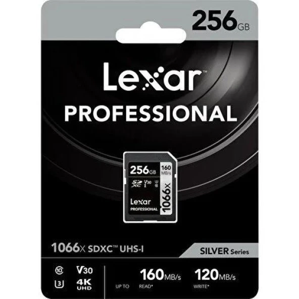 Lexar 256GB 1066X SD UhsI V30 160MB/S Hafıza Kartı - 2