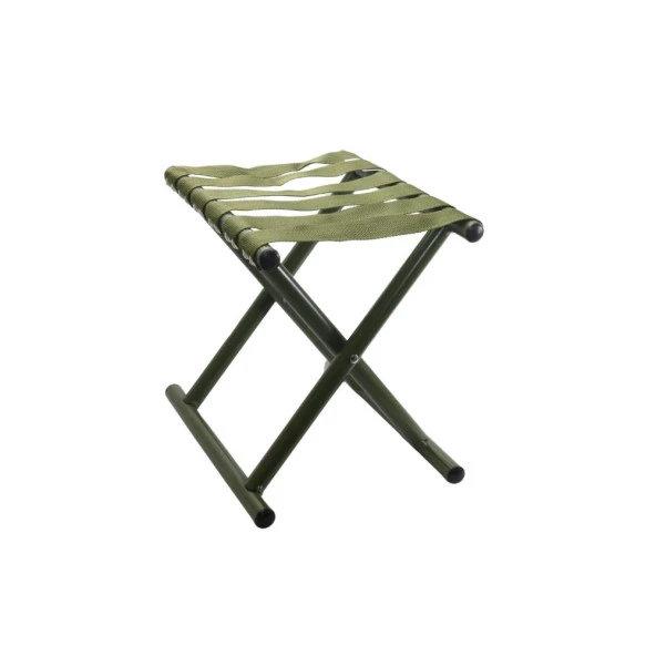 T.Concept Dekoratif Rahat Konforlu Katlanabilir Metal Kamp Taburesi - 2