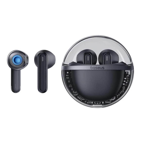 Baseus BT5.3V Oyun ve Müzik Modlu Mikrofonlu Bluetooth Kulaklık, Uzun Şarjlı Led Işıklı Gecikmesiz Kulaklık - 6