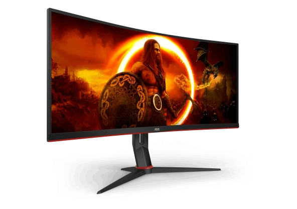 AOC 34 inc CU34G2XP/BK 1ms 180Hz FreeSync Premium WQHD VA Curved Gaming Monitör - 4