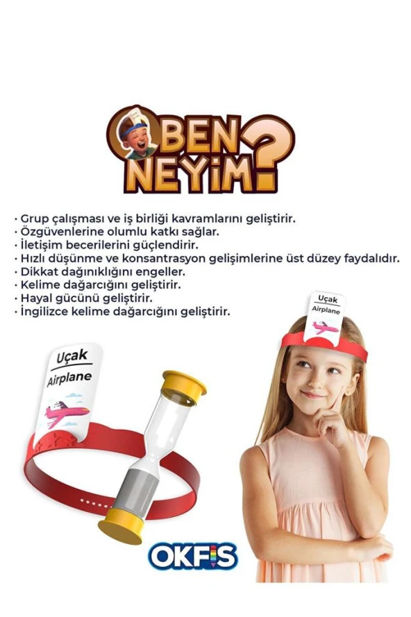 Ben Neyim? Eğlenceli Kutu Oyunu Türkçe İngilizce Aile Çocuk Eğitici Oyuncak Seti - 2
