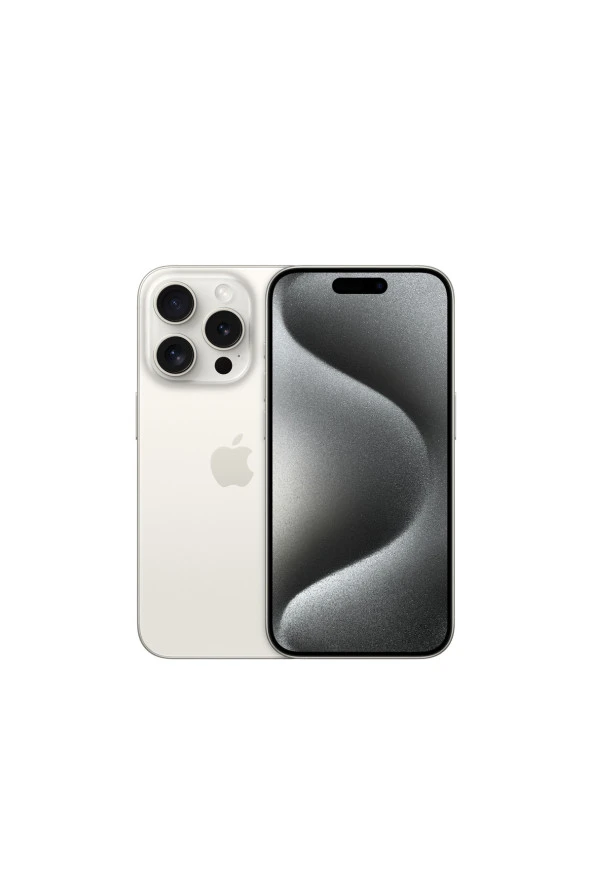 iPhone 15 Pro 256 GB Beyaz Titanyum (Apple Türkiye Garantili)