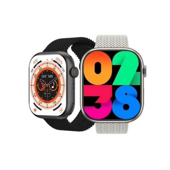 Watch 8 HK9 PRO 45 mm - Çift Kordon - Amoled Ekran - Çift Çekirdek İşlemci