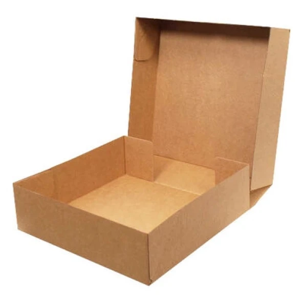40x40x12cm E-Ticaret Kargo Kutusu - 4 Nokta - Kraft