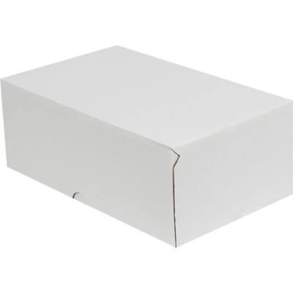 41x32x20cm E-Ticaret Kargo Kutusu - 4 Nokta - Beyaz