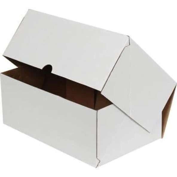 26x12x7,5cm E-Ticaret Kargo Kutusu - 4 Nokta - Beyaz