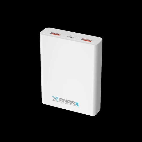 eNeRX Powerbank 10000 mAh 2.1 Amper ENR-P10C Beyaz