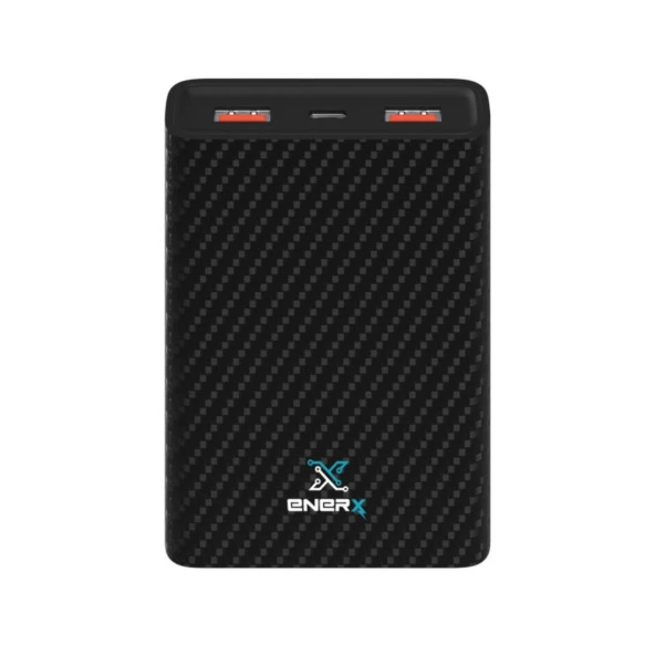 eNeRX Powerbank 10000 mAh 2.1 Amper Siyah ENR-P10C