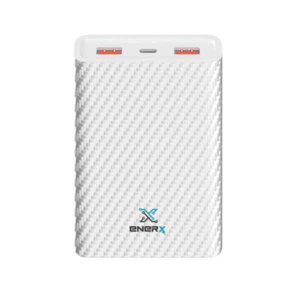 eNeRX Powerbank 10000 mAh 2.1 Amper Beyaz ENR-P10C