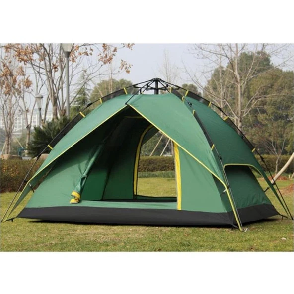 YekOutdoor 4 Kişilik Çift Katmanlı Otomatik Çadır 220x250x160 - 2