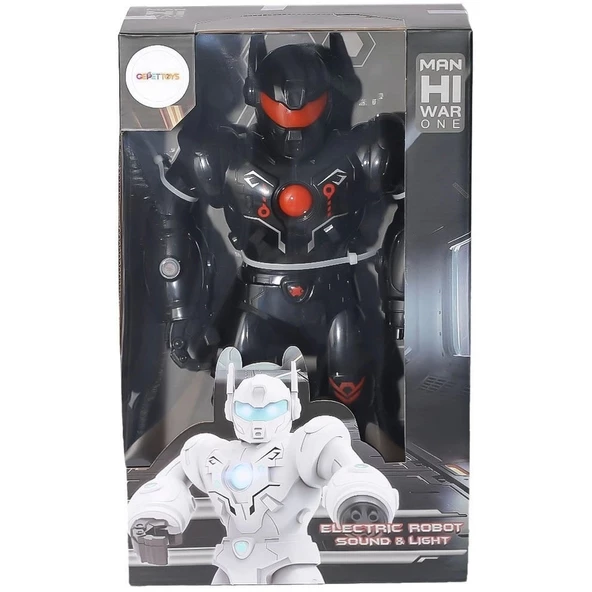Sesli Ve Işıklı Hareketli  Robot 8717