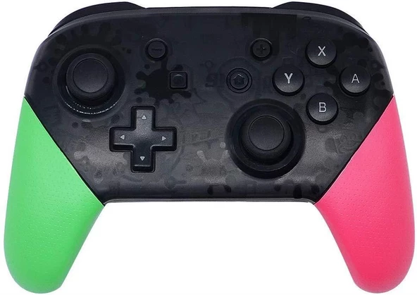 Cosmostech Switch Ve Pc Uyumlu Pro Controller Kablosuz Oyun Kolu Yeşil-Pembe
