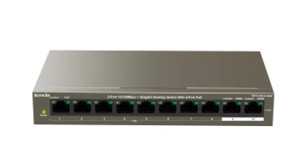 TENDA TEF1110P-8-102W 8P 10/100 PoE+2 ULINK SWITCH