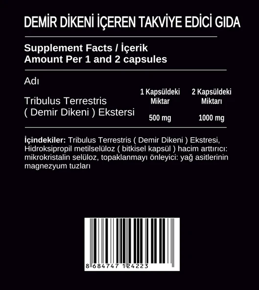 Zeus Nutrıtıon Speman Forte 60 Kapsül - Resim 3