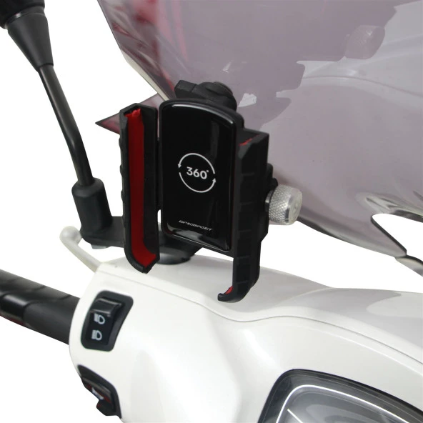 GP Kompozit Universal Ayarlanabilir Telefon Tutucu Siyah - Beyaz - 2