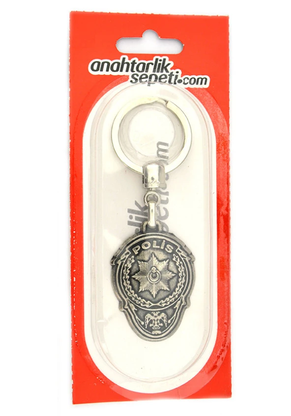 Polis Amblemi Anahtarlık - Nikel Oksit - 4