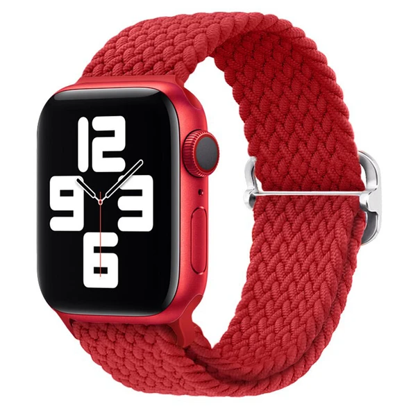 Apple Watch 44/45/46/49mm Kordon Örgü Kordon Örgü Tokalı Band 2/3/4/5/6/se/7/8/9/10/11/ultra - 11
