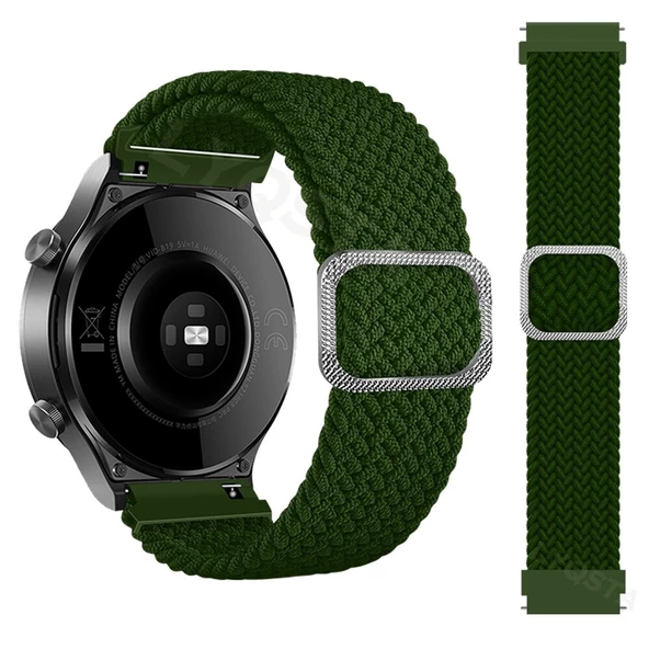 Xiaomi Redmi Watch 5 Active/Lite Huawei 3/3 Pro Kordon Örgü Tokalı Kordon - 7