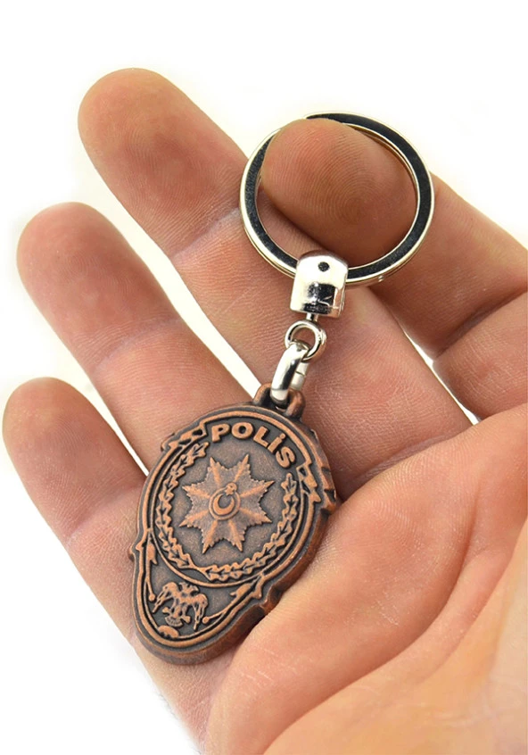 Polis Amblemi Anahtarlık - Bakır Oksit - 2