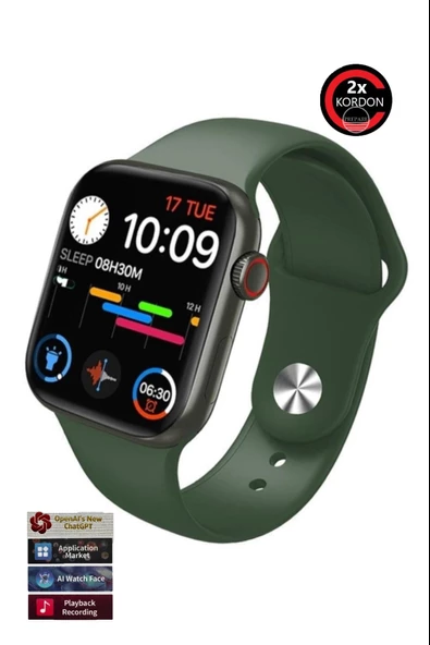 Watch 9 Pro Plus Multi Uyumlu Titanyum Vidalı Kasa Pusulalı 45mm Kilitli Çift Kordonlu Akıllı Saat
