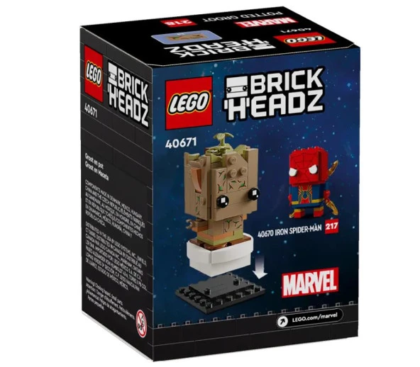 Lego BrickHeadz 40671 Marvel Potted Groot - 2