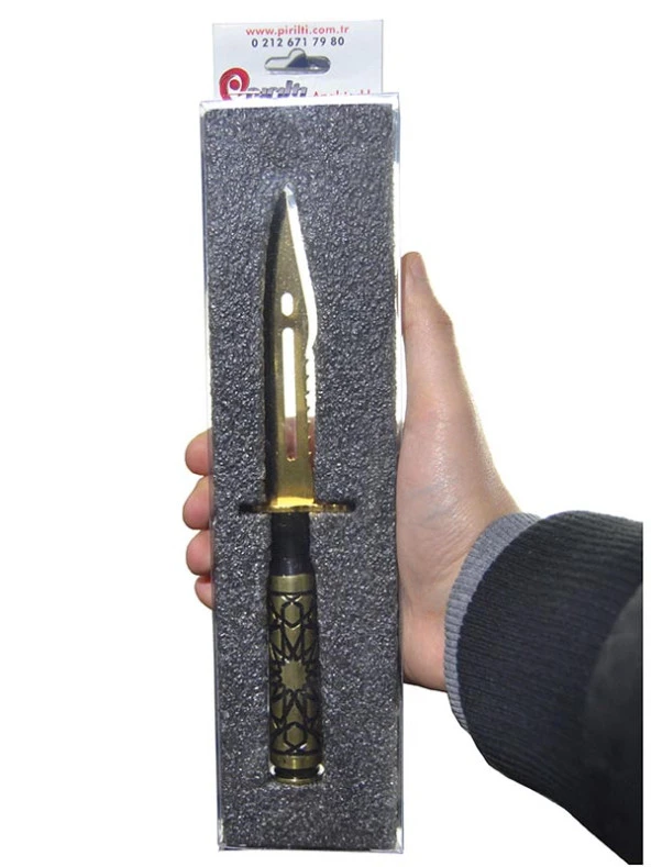Zarf - Mektup Açacağı 50 Cal. Kovan  - Gold Görünümlü - 7