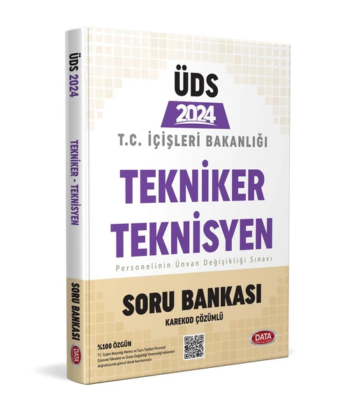 Data 2024 ÜDS İçişleri Bakanlığı Tekniker Teknisyen Soru Bankası Ünvan Değişikliği Data Yayınları - Resim 3