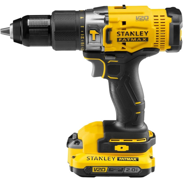 Stanley SCD718D2K 18 V 2.0 Ah Çift Akülü Darbeli Matkap