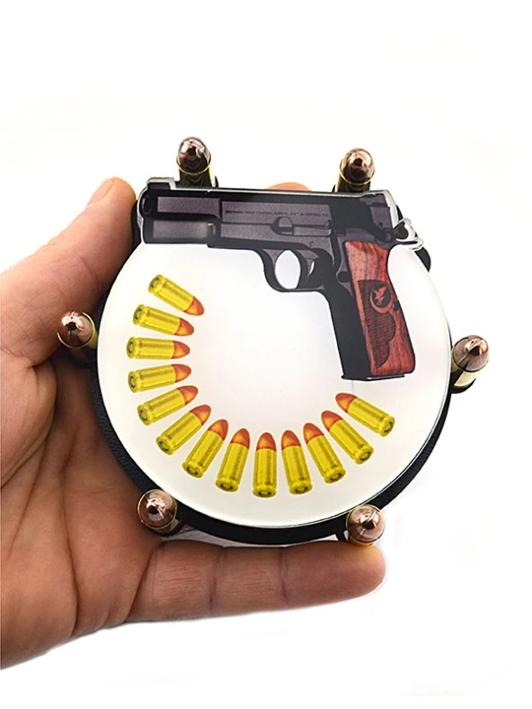 Bardak Altlığı Seti 4 lü - 14 Lü Tabanca - 3