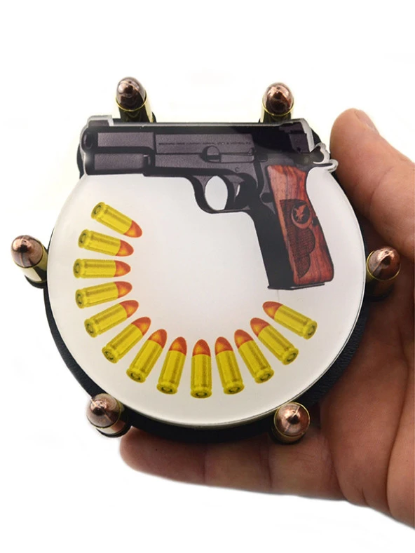 Bardak Altlığı Seti 4 lü - 14 Lü Tabanca - 8