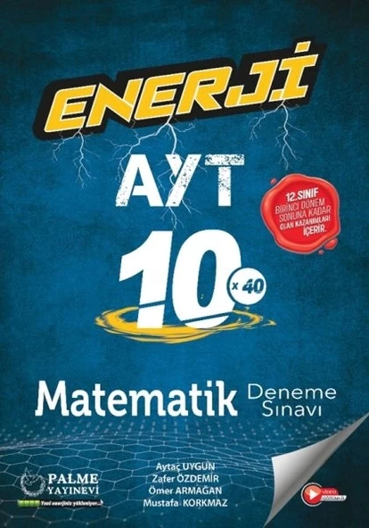 Palme Enerji Ayt Matematik 10  Deneme Sınavı