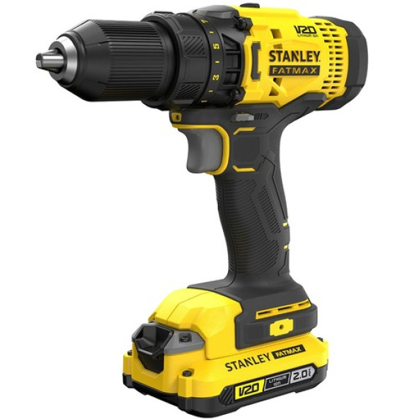 Stanley SCD700D2K 18V 2.0AH V20 Lityum Çift Akülü Darbesiz Matkap