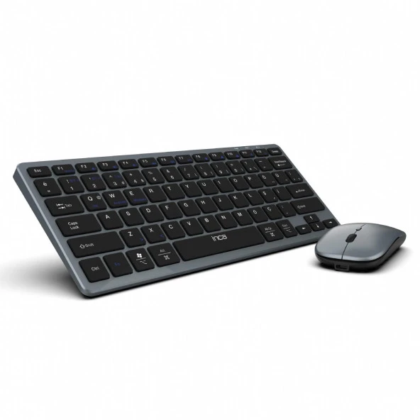 Inca Bluetooth 2.4G Smart Keyboard Klavye ve Mouse Seti