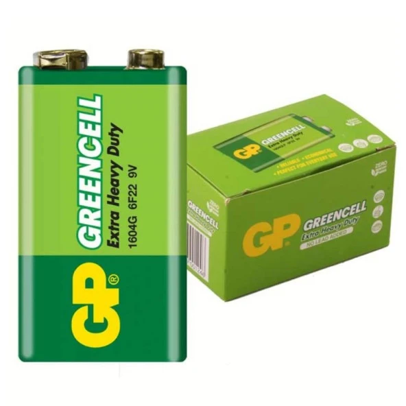 GP Greencel 9V Çinko Pil 10 Lu Paket ürün görseli