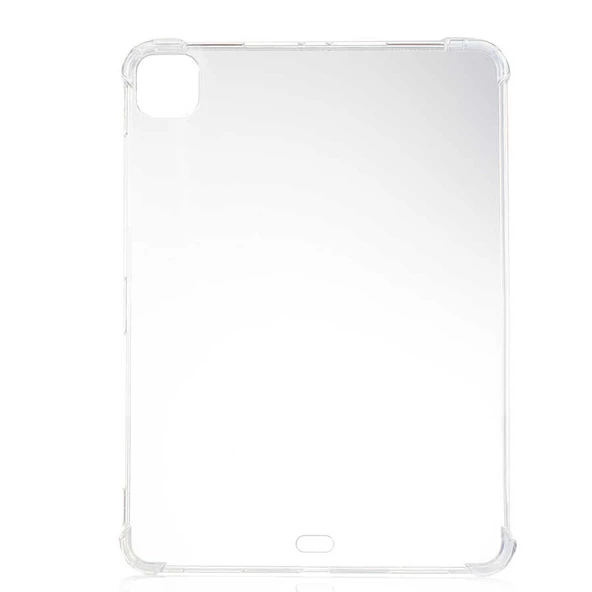 Apple iPad Pro 11 1/2/3/4. Nesil Kılıf Kalem Bölemli Standlı Darbelere Dayanıklı Şeffaf Kapak - 11