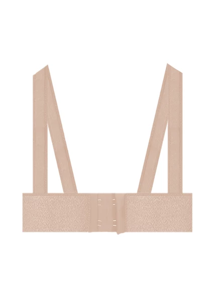 Alışveriş Meydanı Kadın Ten Omuz Destekli Sporcu Sütyeni - 2