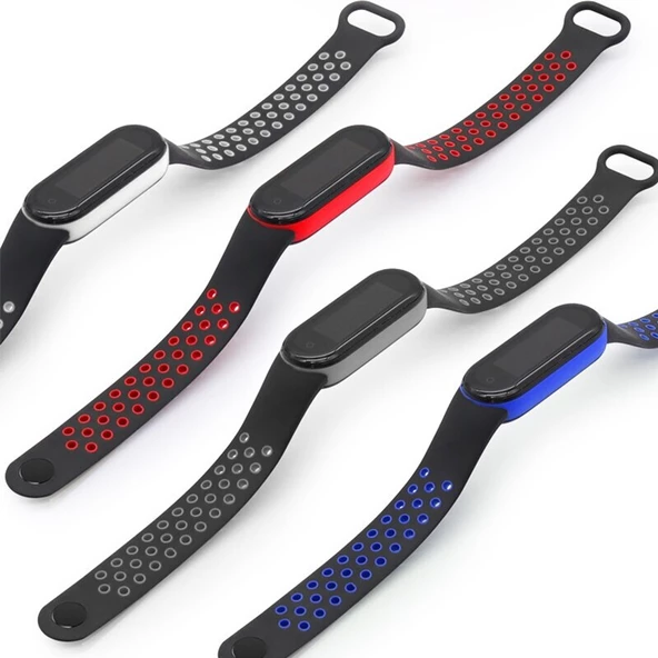 Xiaomi Mi Band 7 Kordon Delikli Spor Kordon - 7