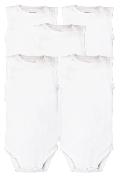 Carter's Layette Bebek 5'Li Body Set 1L930410 Beyaz