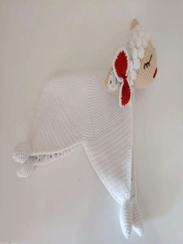 Uykucu Kuzu Uyku Arkadaşı Amigurumi Organik Oyuncak - 4