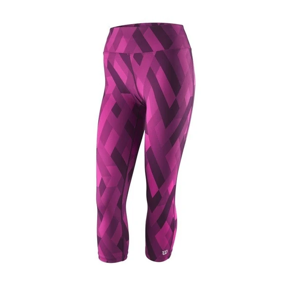 Wilson Printed Mor Kadın Tenis Taytı WRA761703 - 9