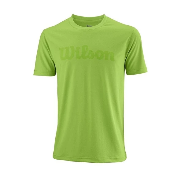Wilson UWII Script Tech Tee Yeşil Erkek T-Shirt WRA770302 - 11
