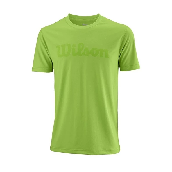 Wilson UWII Script Tech Tee Yeşil Erkek T-Shirt WRA770302 - 3